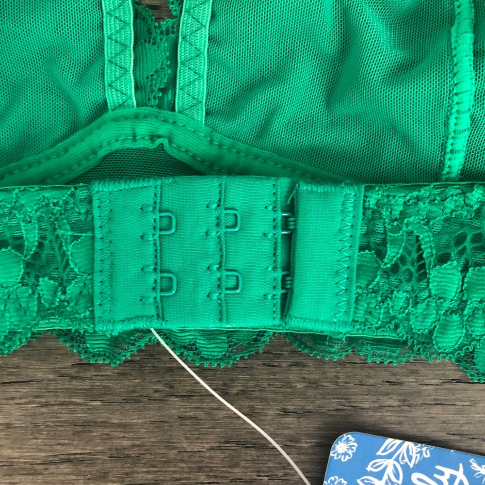 Free People halter green bralette - Picture 8 of 10